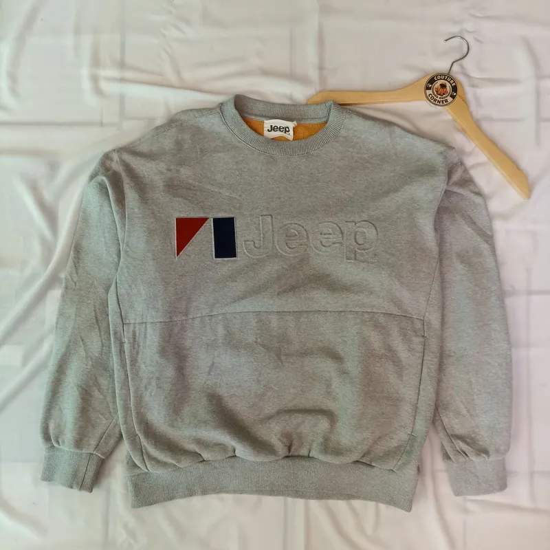 Jeep Casual Sweater Pria gray photo 1