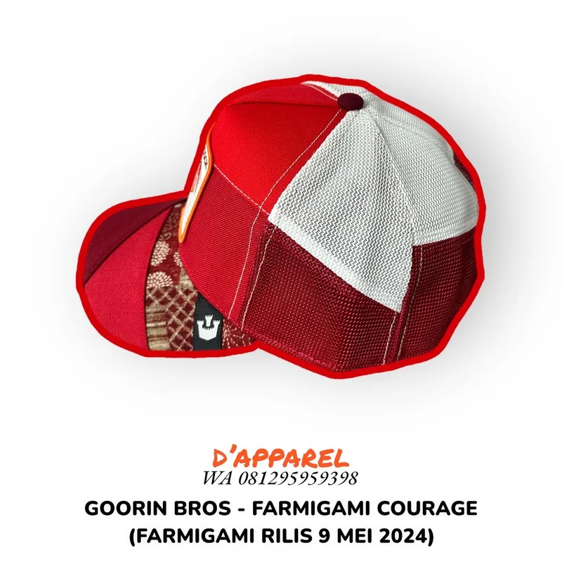 Streetwear Sportswear Hat Pria red photo 1