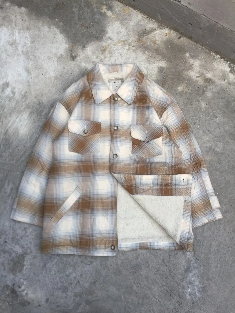 Streetwear Fleece Pria tan photo 1