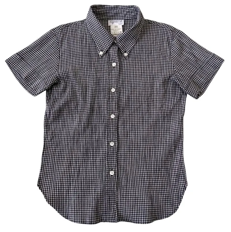 Agnes b gingham shirt photo 1