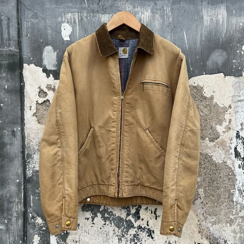 Carhartt Streetwear Vintage Harrington jacket Pria tan brown photo 1