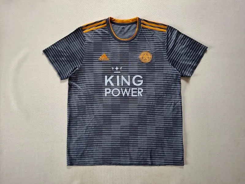 JERSEY BOLA LEICESTER CITY AWAY 2018/2019 ORIGINAL 100% photo 1