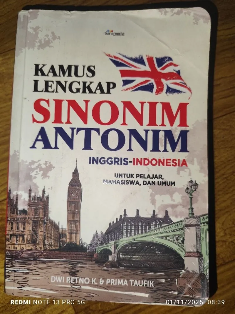 Kamus lengkap sinonim antonim Inggris indonesia photo 1