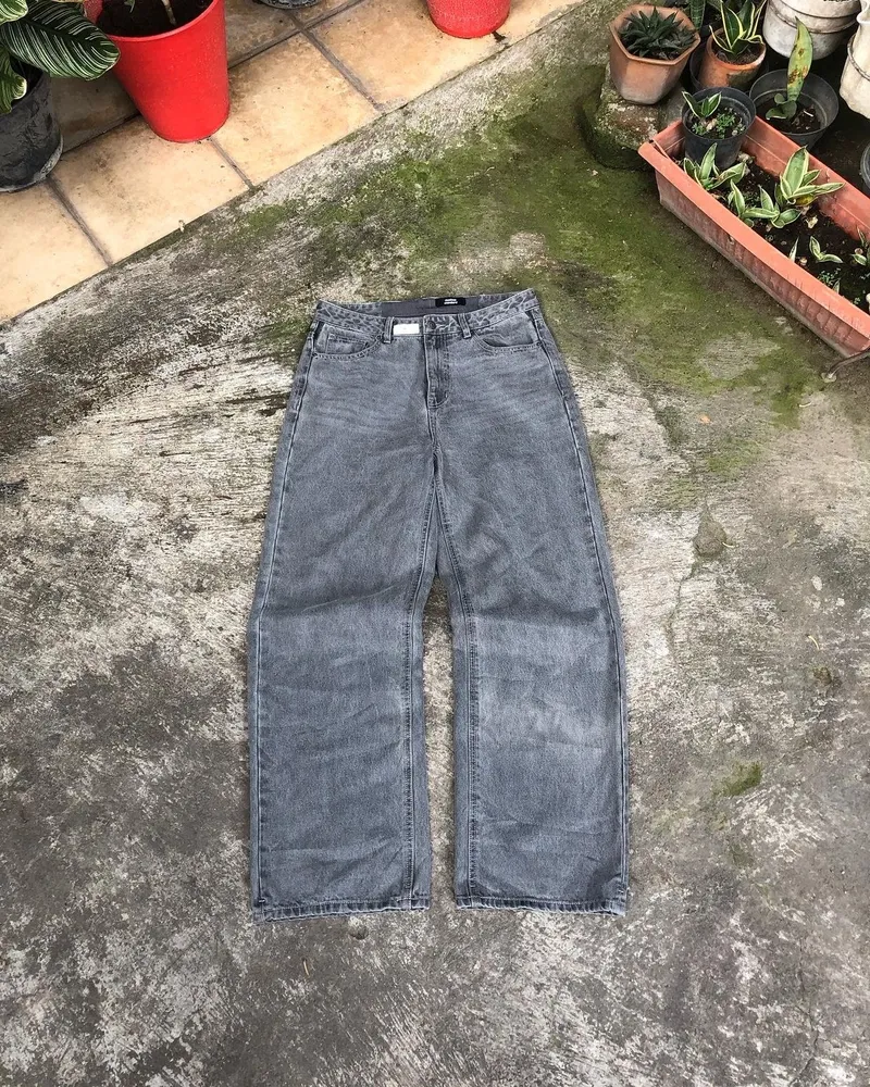 MUSINSA STANDARD Vintage Y2K Jeans Pria gray photo 1