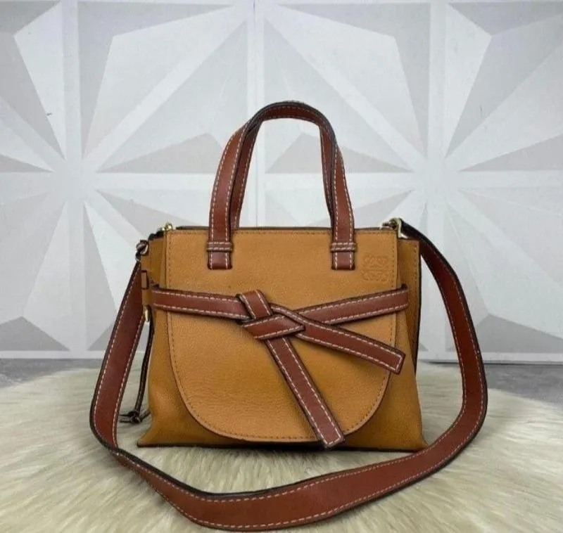 Loewe Gate Small 2way Handbag Shoulder Bag Brown Camel photo 1