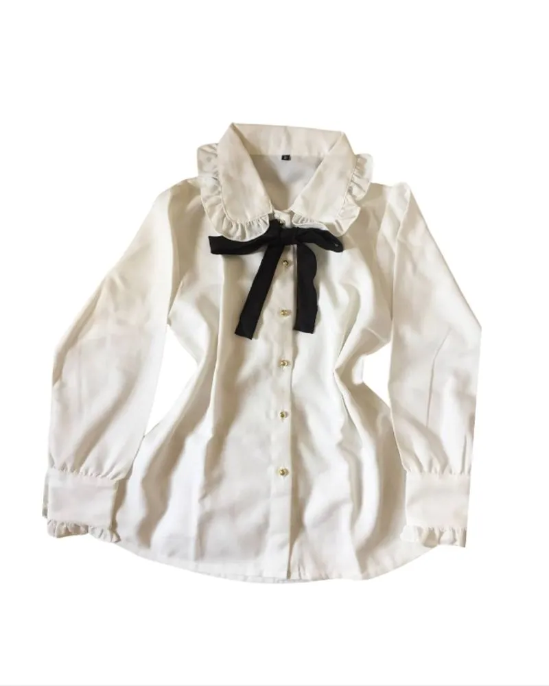 Sweet Classy Blouse Ruffles & Bow photo 1