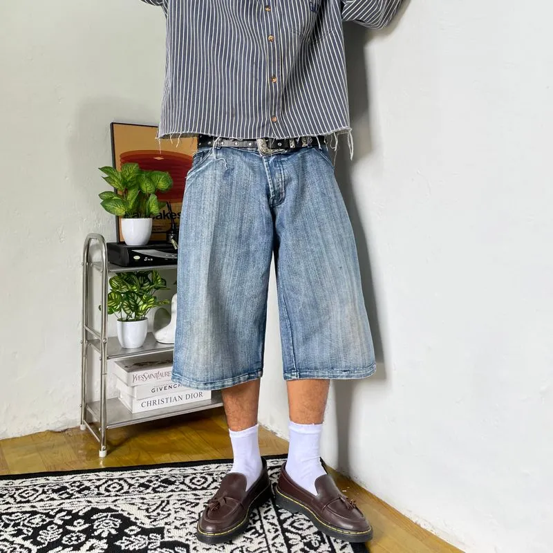 00’s Jorts jeans blue washed photo 1