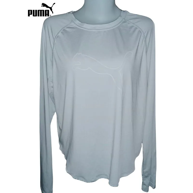 Sport Crop Tee Original PUMA Bahan Halus Adem Logo Timbul photo 1