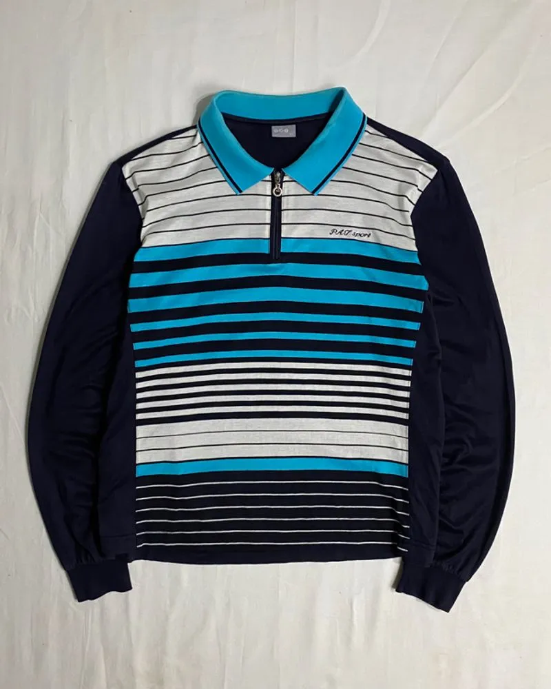 PAT Sports Halfzip Shirts Training LongSleeve Top Stripe photo 1