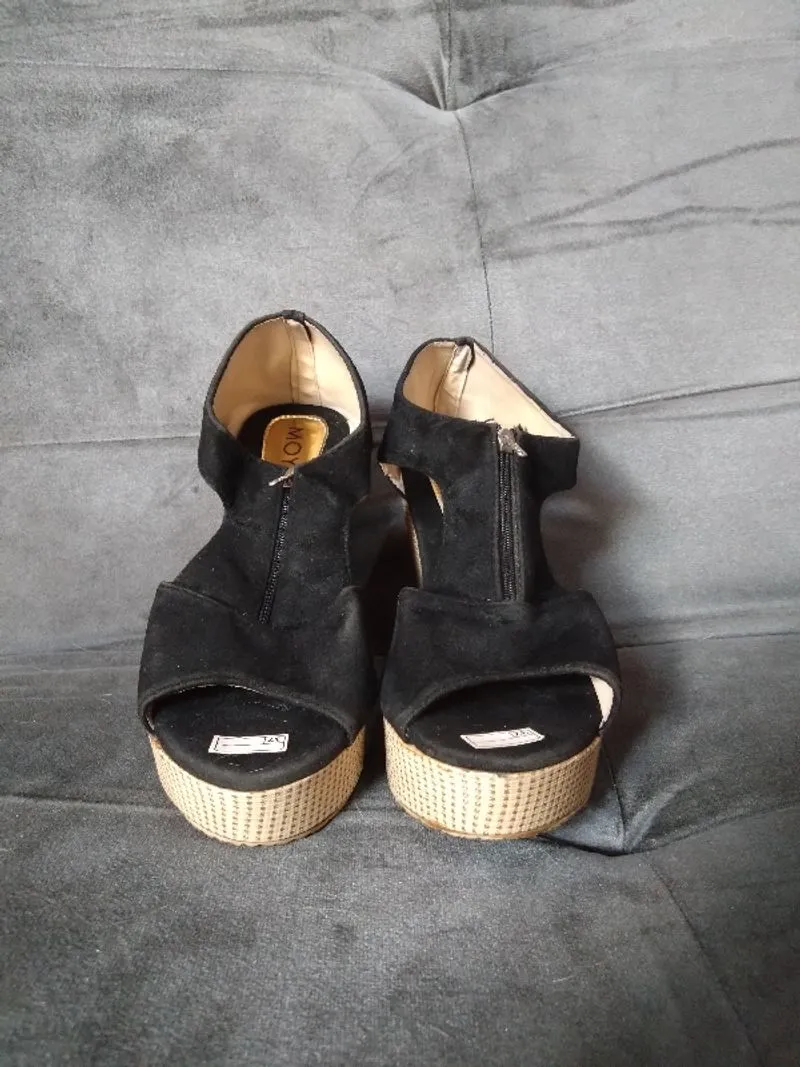 Vintage Wedge Wanita black photo 1