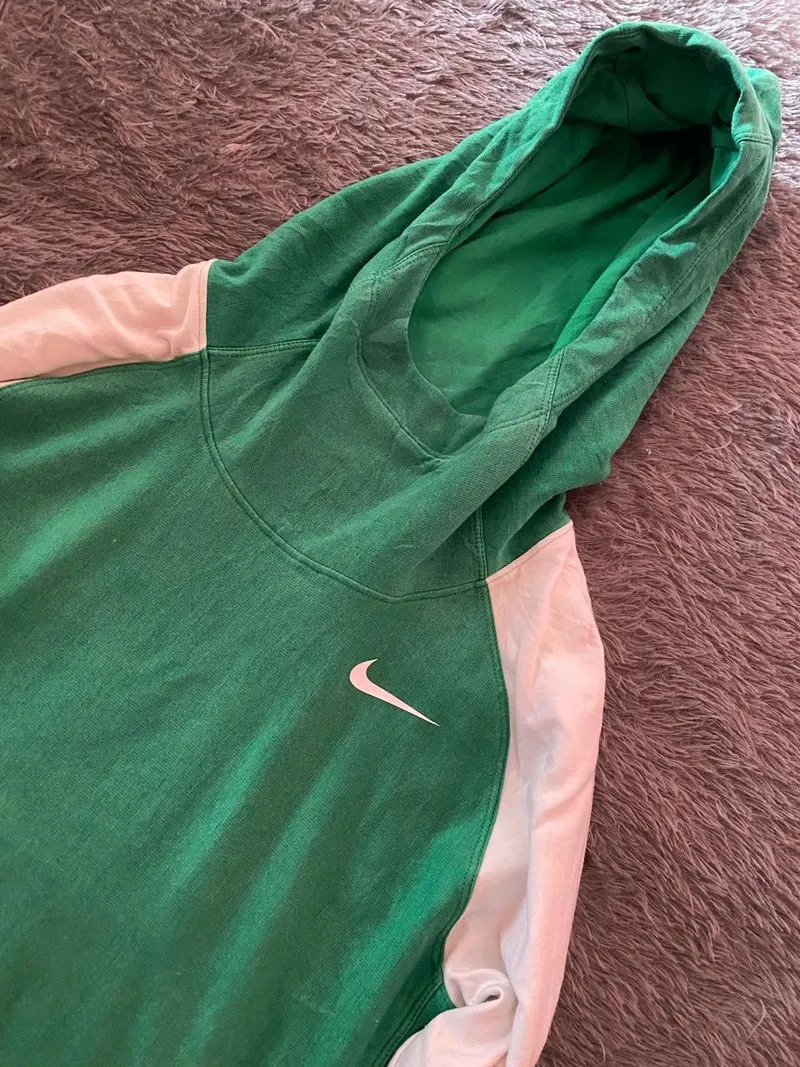 Hoodie Brand Centang Golf Hijau Raglan Putih Made In Thailan photo 1
