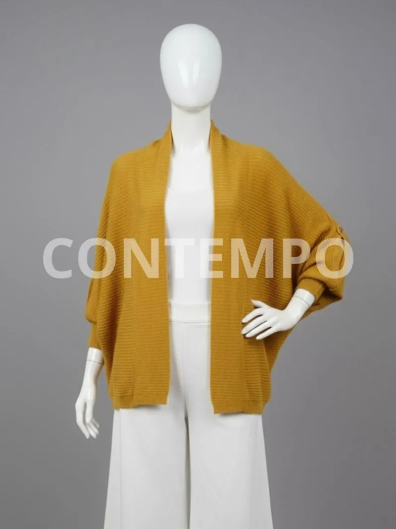 (Contempo) Outer Rajut Warna Mustard photo 1