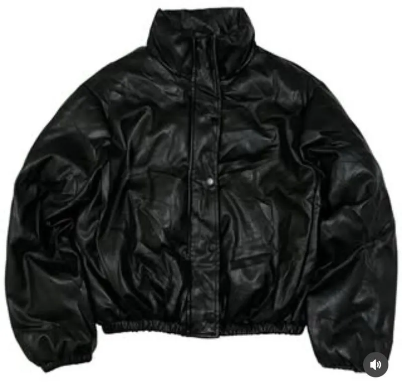 Puffer Leather Boxy  photo 1