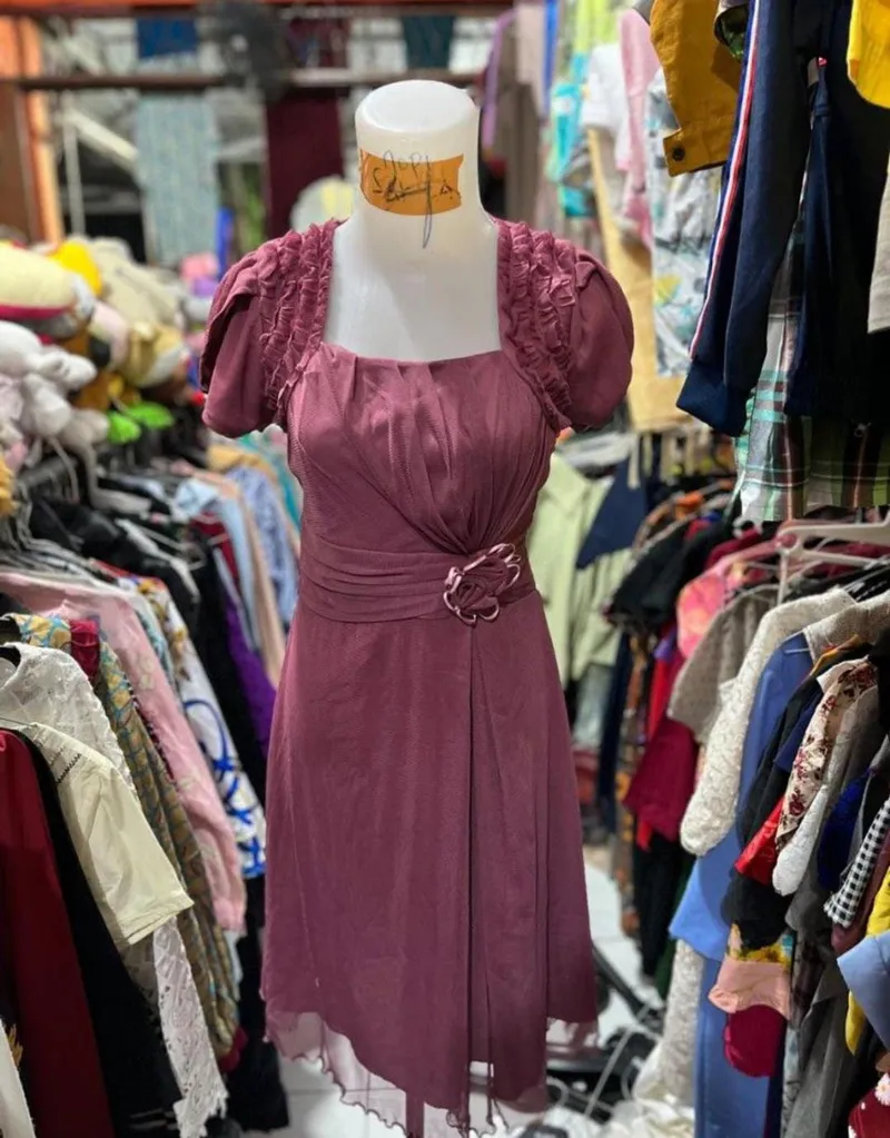Vintage Nightgown Wanita pink photo 1
