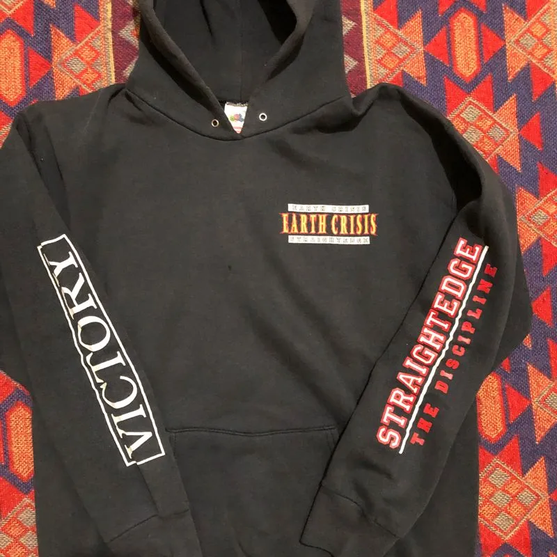 Vintage 90s earth crisis hardcore hoodie - Preloved