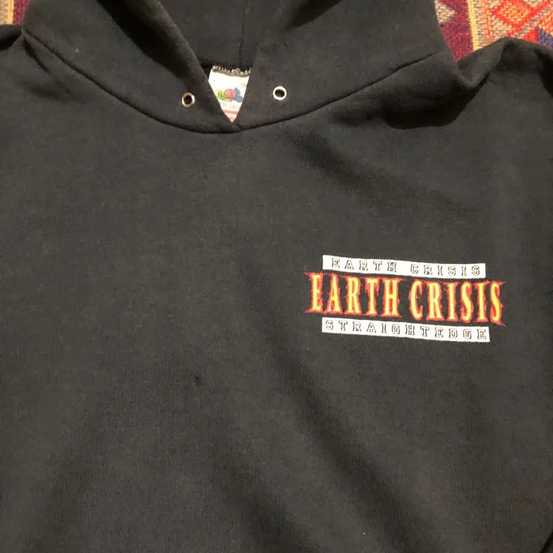 Vintage 90s earth crisis hardcore hoodie - Preloved