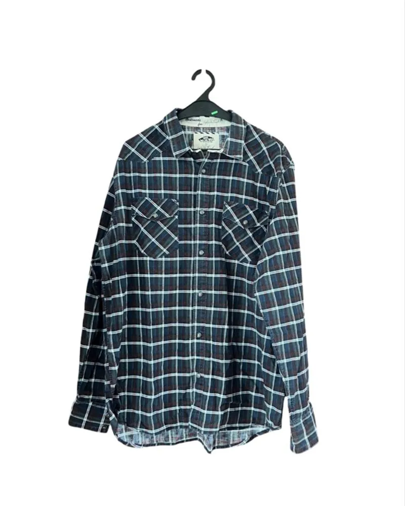 VANS for Anthony van Engelen - Plaid Long Sleeve Shirt photo 1