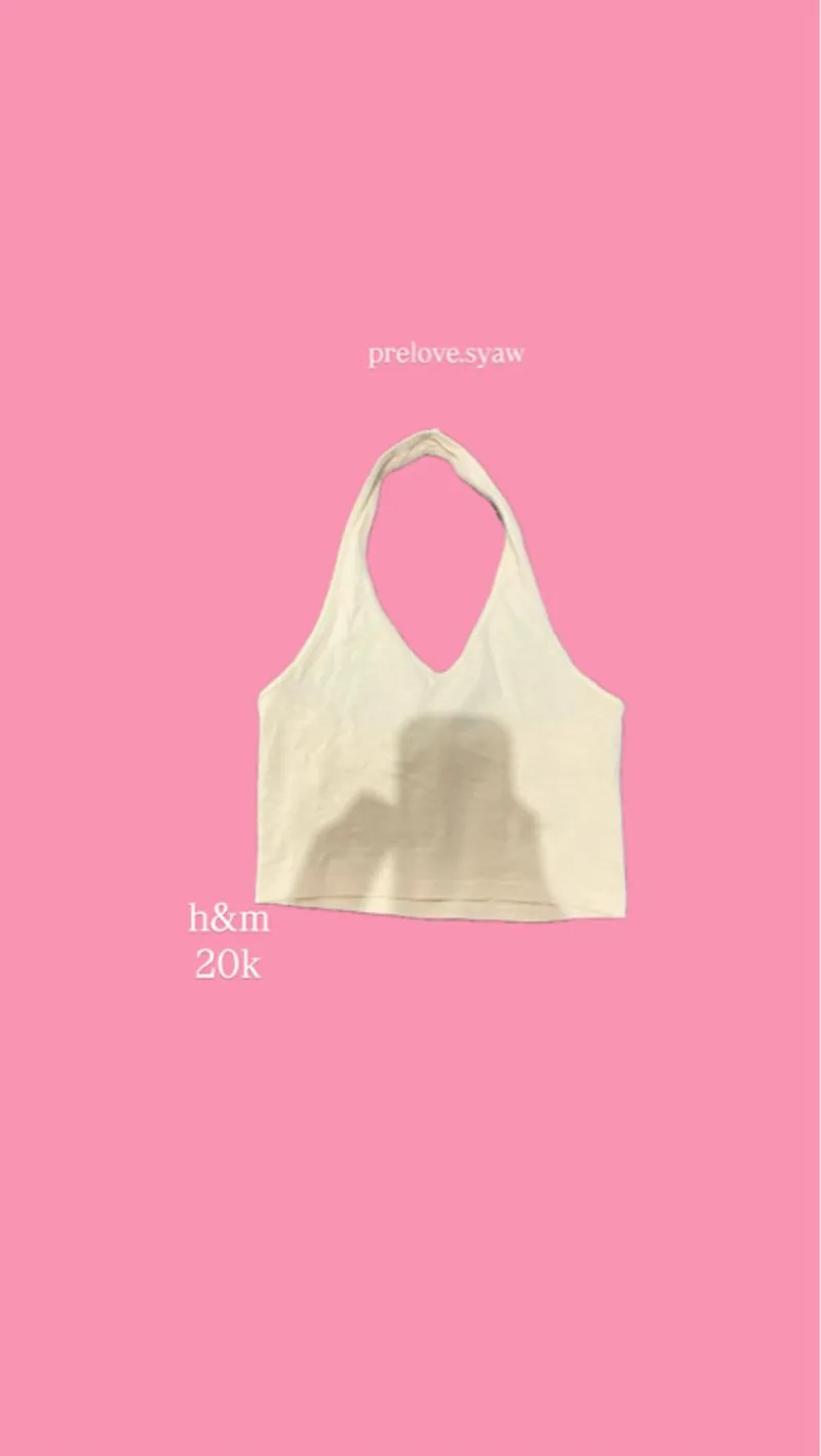 prelove tanktop h&m yellow photo 1