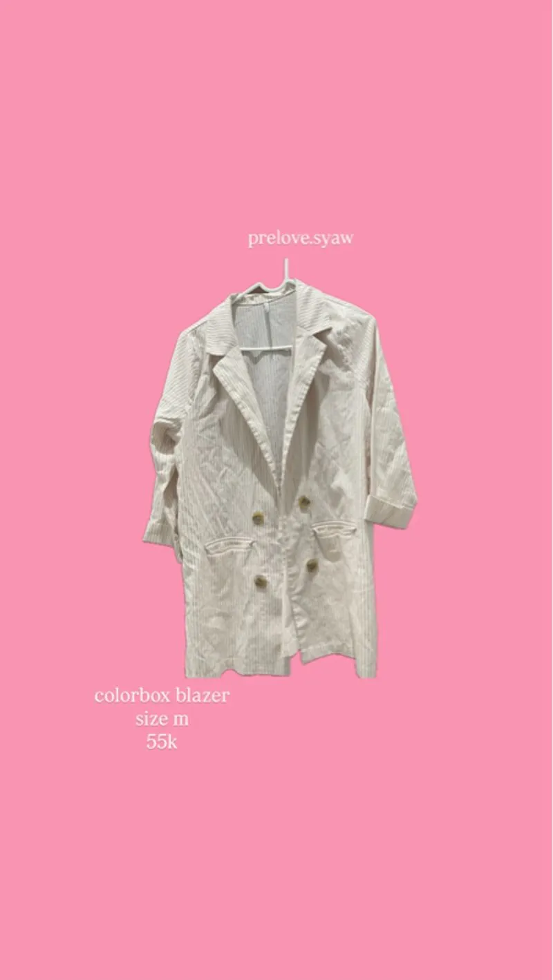 prelove blazer colorbox pink  photo 1