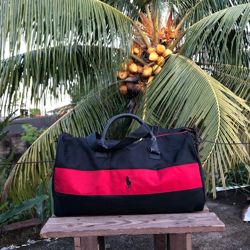 Polo Ralph Lauren Streetwear Casual Bag Pria red black photo 1