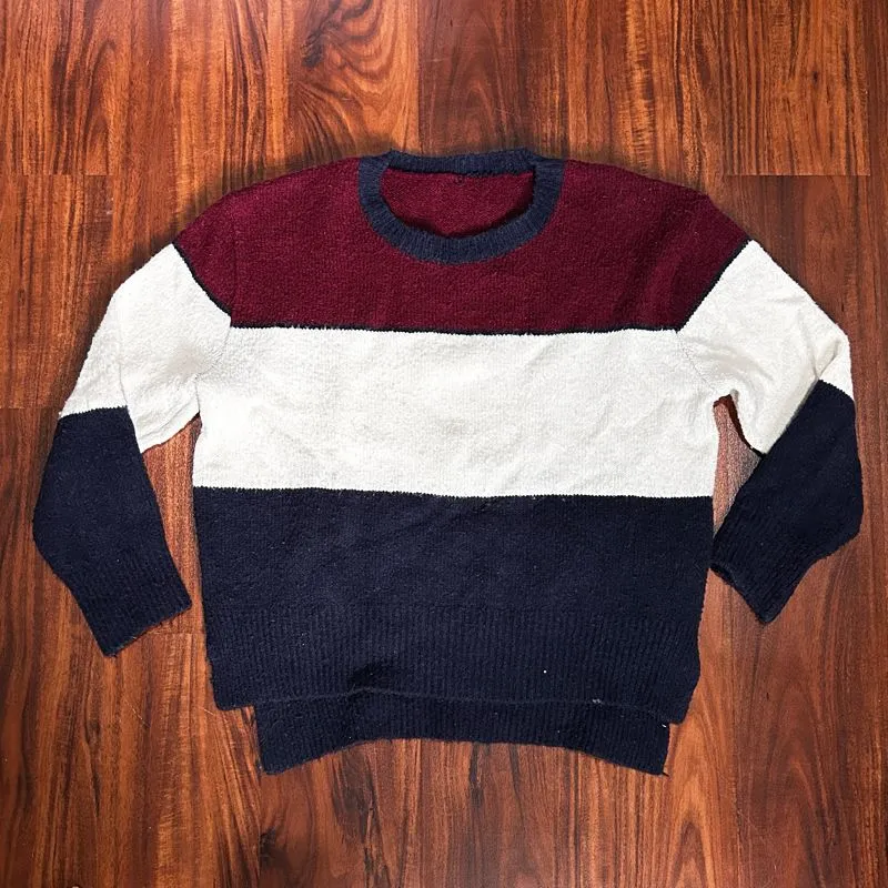 Sweater Maroon & Navy photo 1