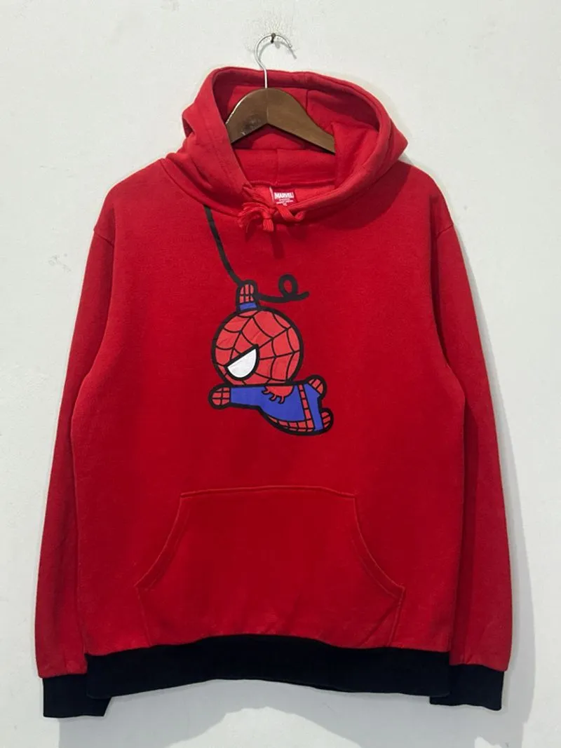 Marvel Spiderman Hoodie mini swingin’ spidey official merch photo 1