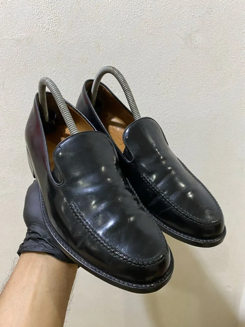 Sepatu pantofel pria GUCCI original black leather 40.5 photo 1
