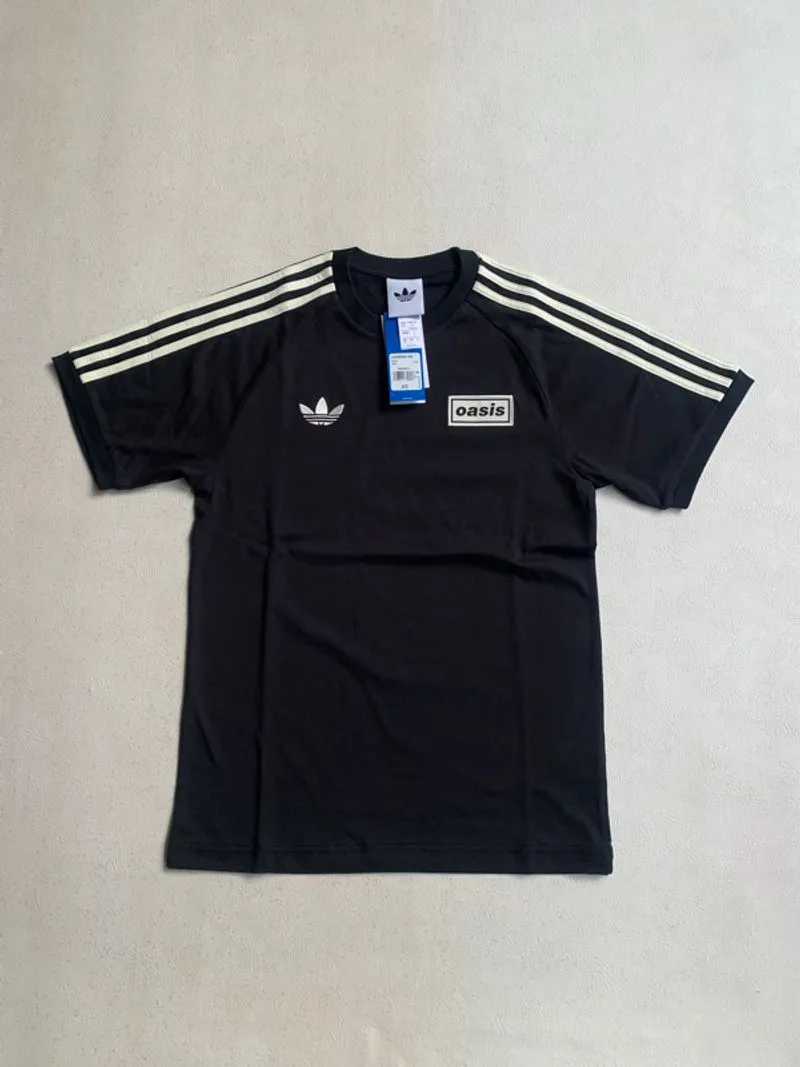 Adidas x Oasis Tour 3 Stripes T-shirt Black photo 1