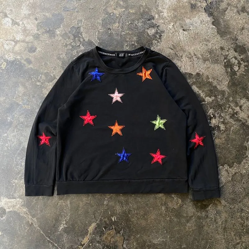 Reworked Rainbow Stars Sweatshirt photo 1