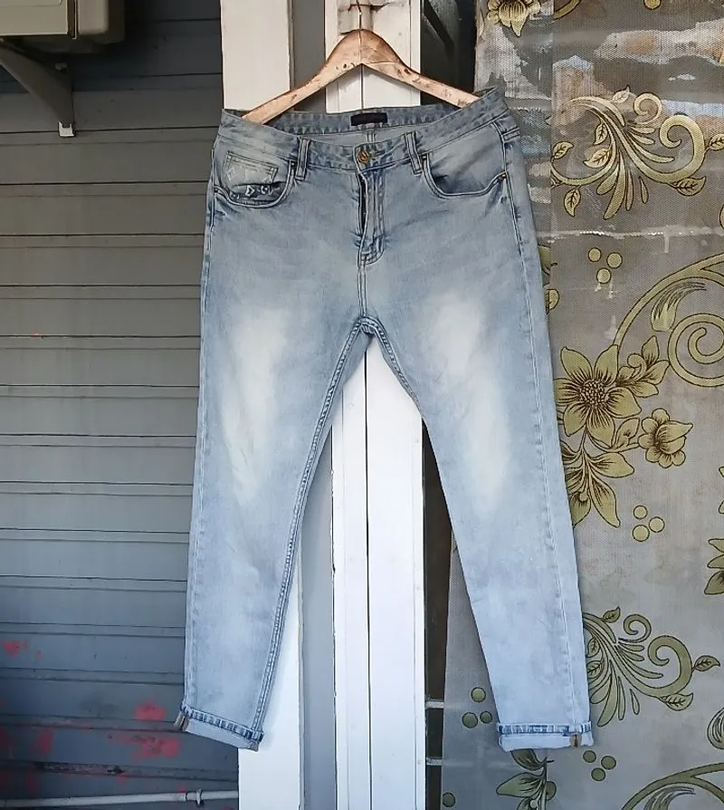 Celana Panjang Jeans Selvedge Louis Vuitton Paris photo 1