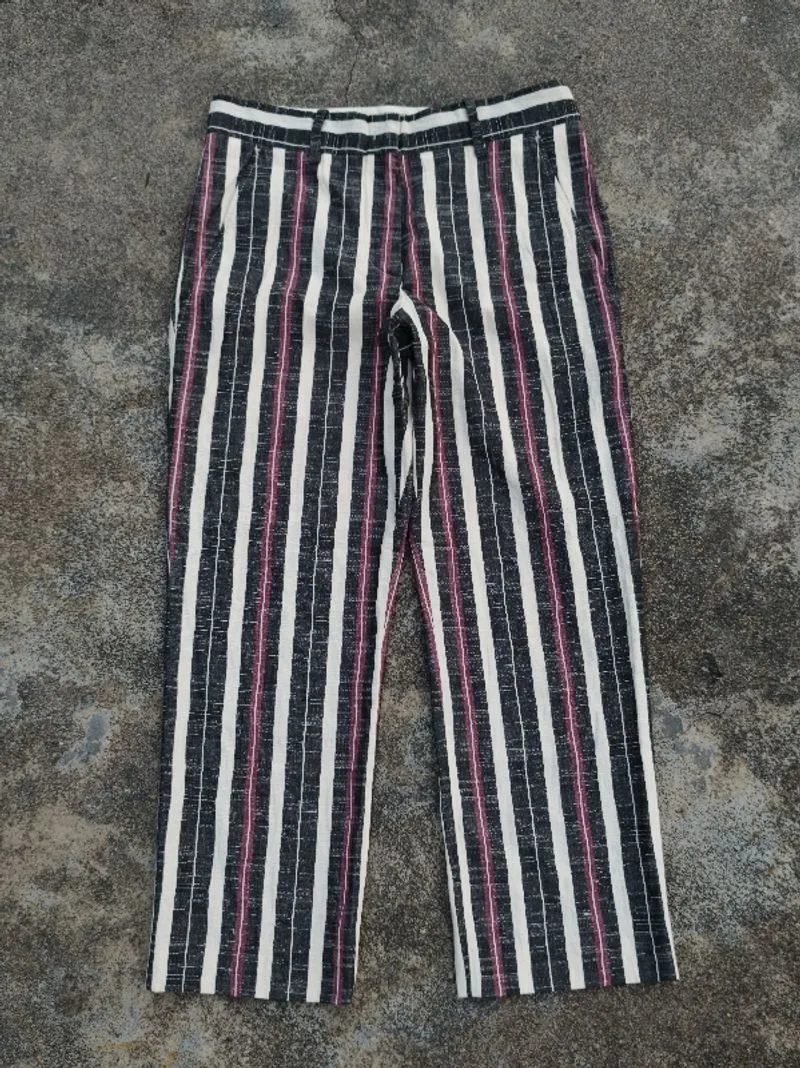 Celana isabel marant etoile stripe pant photo 1