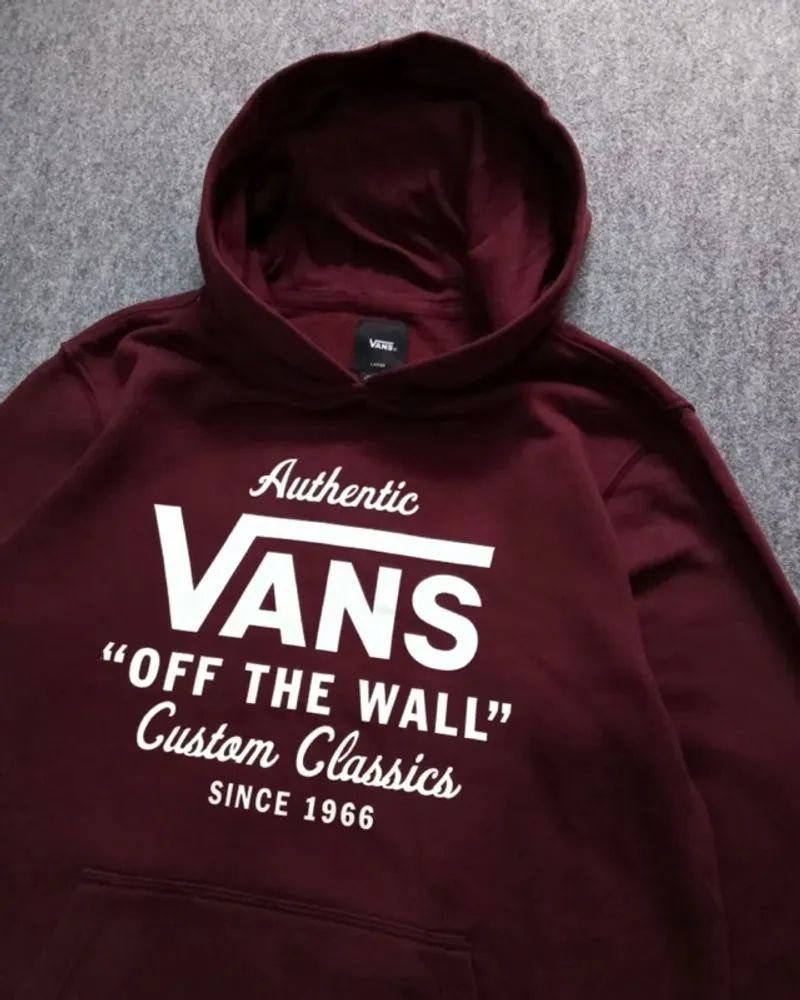 Hoodie Vans Maroon Original photo 1