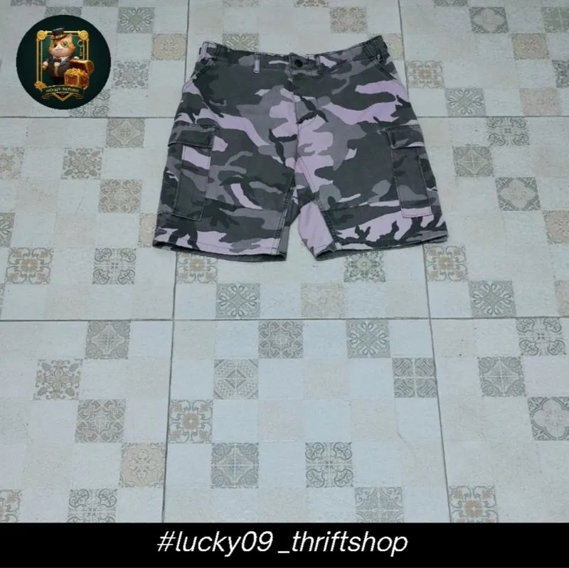 Cargo Pant Motif Army Ripstop – Gaya Militer Klasik photo 1