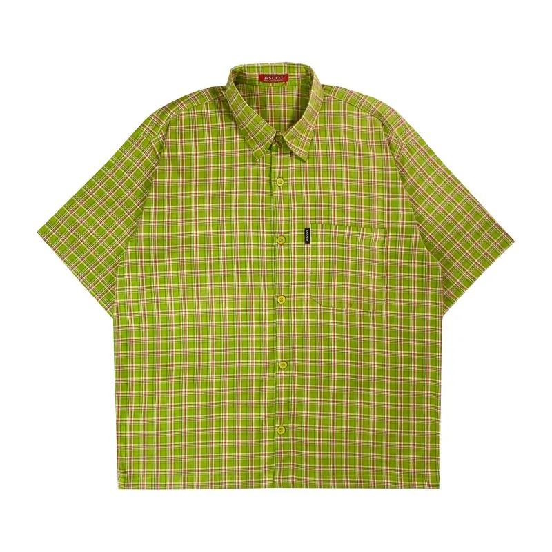 (BS-431) Ascot - Plaid Boxy Shirt/Kemeja Boxy Skena Kotak-Ko photo 1