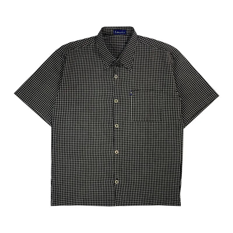 (BS-436) Louies - Plaid Boxy Shirt/Kemeja Boxy Skena Kotak-K photo 1