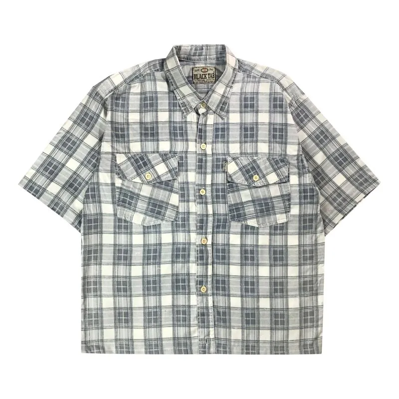 (BS-437) Black Tab - Plaid Boxy Shirt/Kemeja Boxy Skena Kota photo 1