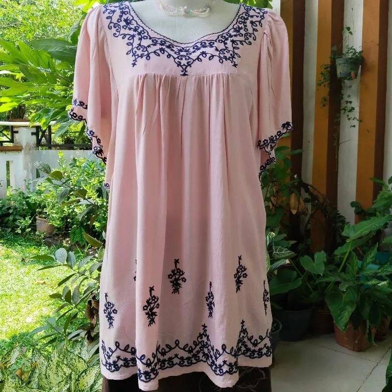Batwing ethnic pink morikei y2k coquette vintage fairy photo 1