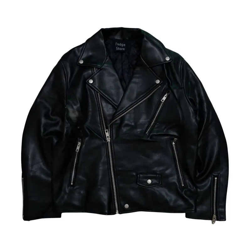 Fudge Store Faux Leather Jacket photo 1