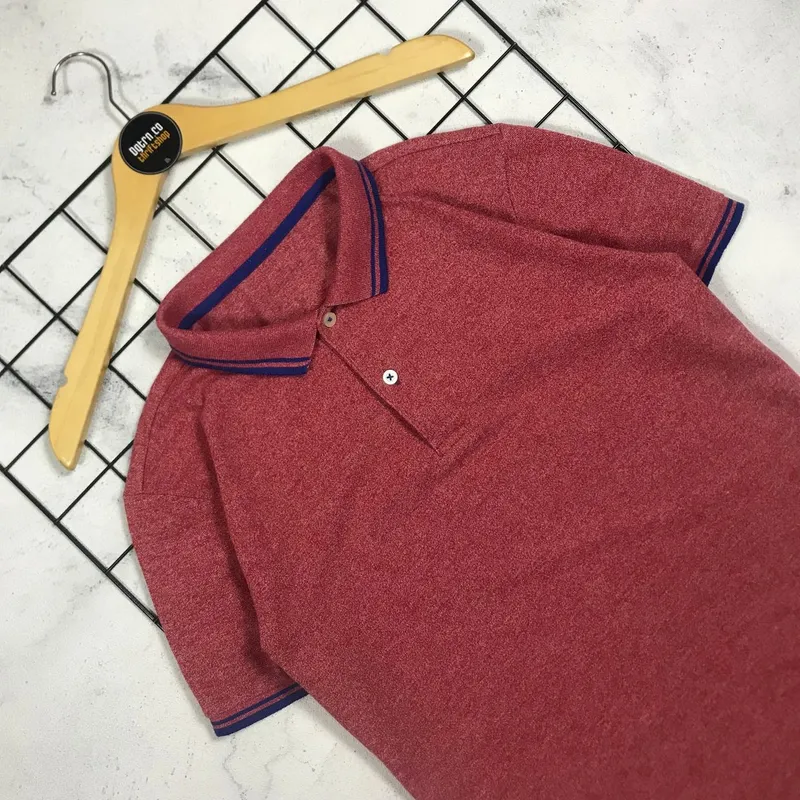 Giordano Casual Polo shirt Pria red photo 1