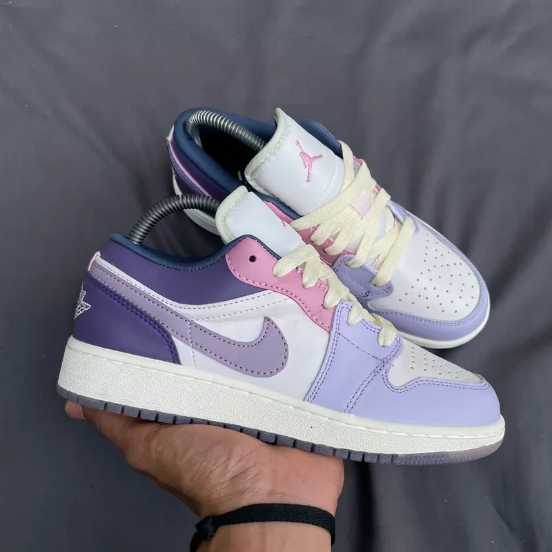 Nike Air Jordan Lolita Casual Sneakers Wanita purple pink photo 1