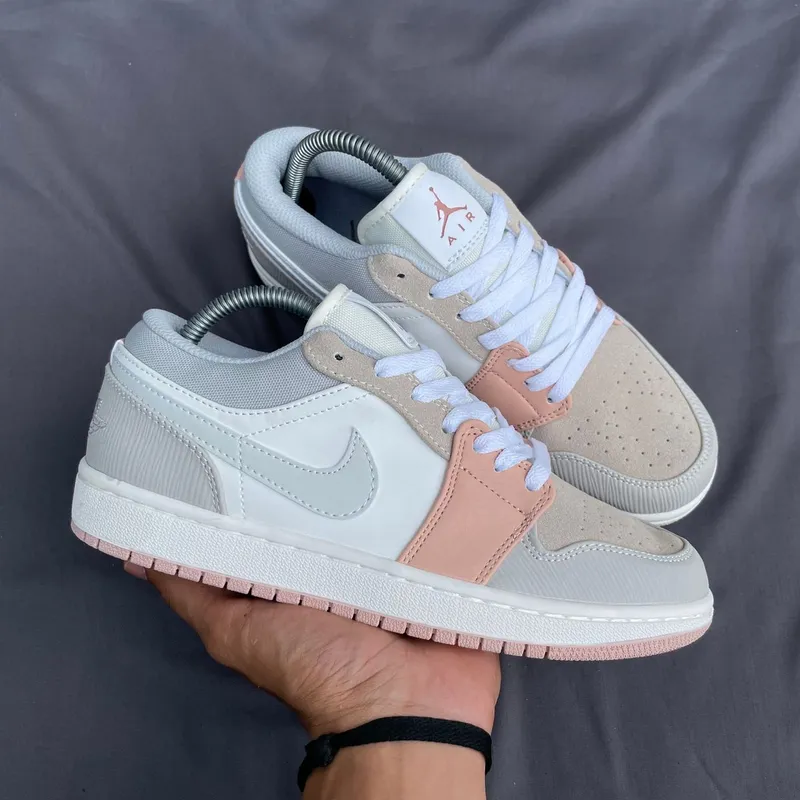 Nike Air Jordan Lolita Fairy Sneakers Wanita white tan photo 1