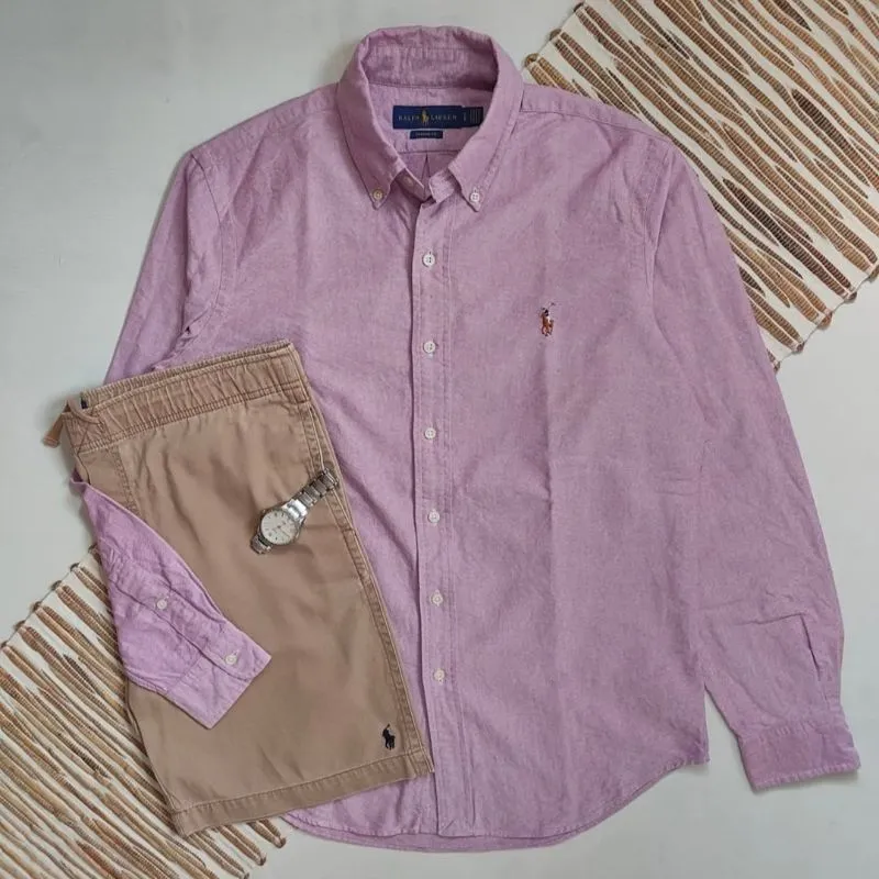 Kemeja lilac ralph lauren photo 1