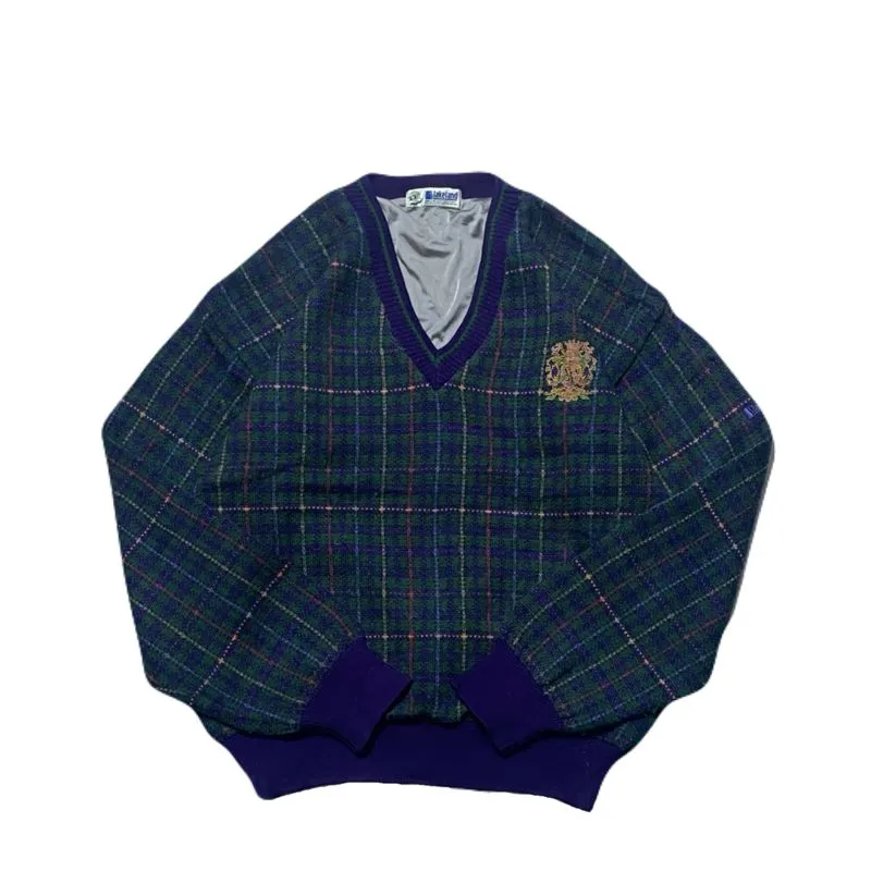 LAKELAND Knit Sweater Vneck Motif  photo 1