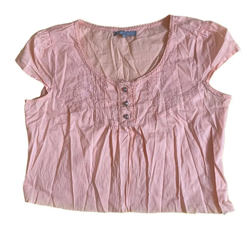 Crop top Wanita silver pink photo 1