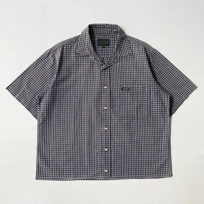 hunt multiplaid boxy shirt photo 1