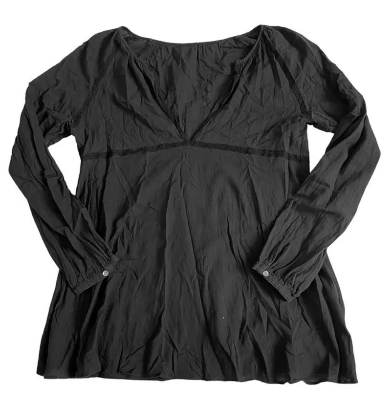 Blouse Wanita black gray photo 1