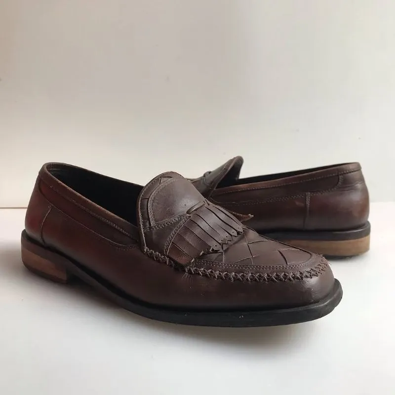 Vintage dolce and gabbana Adrian tassle penny loafer in red  photo 1
