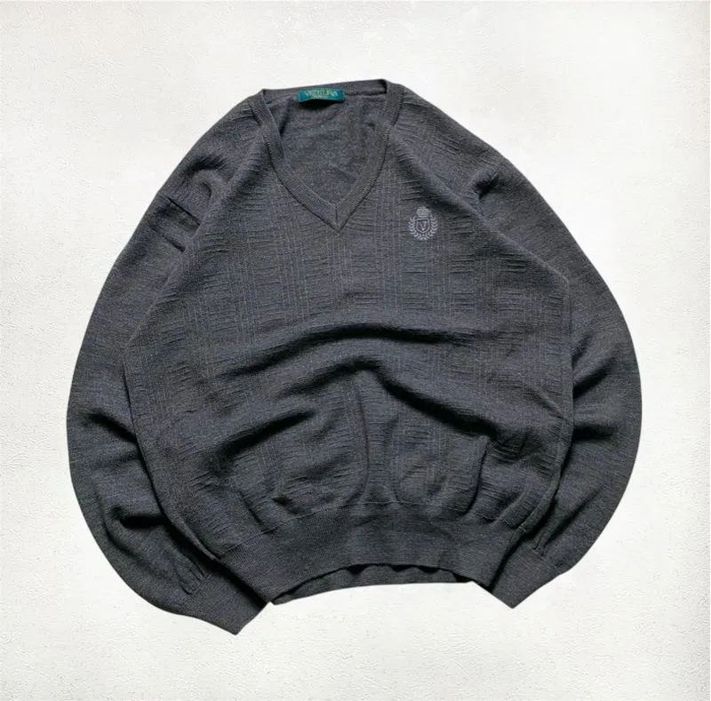 VENTURA VNECK KNIT SWEATER photo 1