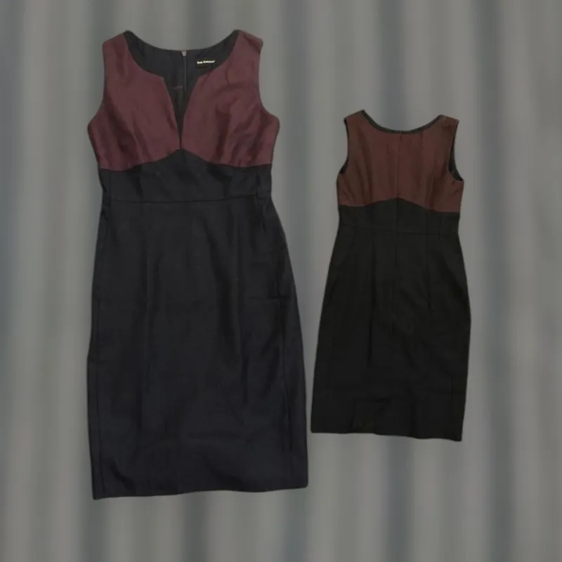 Casual Bodycon dress Wanita burgundy navy black photo 1