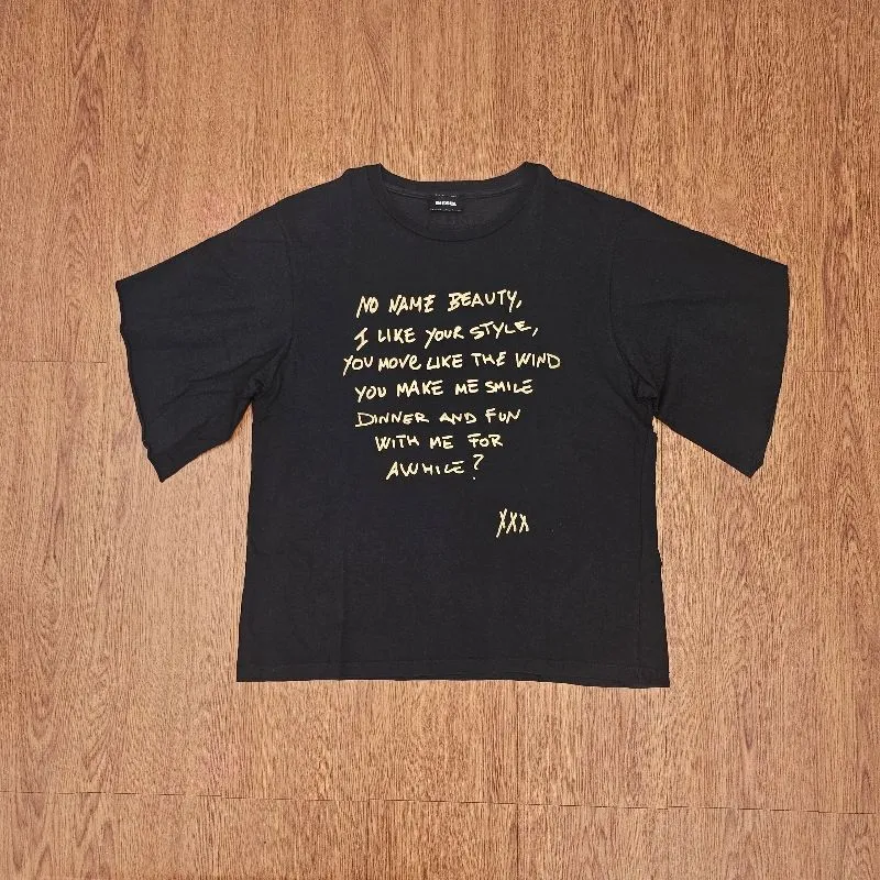 Diesel poems butterfly sleeve tee photo 1